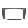 thumbnail image 2 of Fascia Trim, ABS Plastic Central Console Navigation Panel Gapless Fit Black 2DIN  For Car, 2 of 8