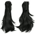 thumbnail image 4 of SEGO Bendable Adjustable Messy Ponytail Hair Extension with Jaw Claw Clip in Hair Extension, 4 of 6