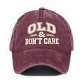 thumbnail image 2 of Washed Baseball Cap Designed for Outdoor Sports and Daily Wear with Printed Pattern for Everyday Use, 2 of 3