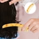 thumbnail image 3 of BRIGHTFUFU Peine de cuerno natural, peine alisador de cabello portátil antiestático, previene la caída del cabello para mujer (14 cm), 3 of 8