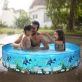 thumbnail image 3 of Graflsoa Durable PVC Kids Foldable Outdoor Pool - Eco-Friendly, No Inflation Needed, Bright Designs for Summer Fun, Multiple Sizes Available, 3 of 6