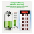 thumbnail image 4 of USB Charger USB Charging Station,Charging Station For Multiple Devices Fast Charge With LCD Screen Digital Display For Phone Tablets Smartphones ,Easy to Use, 4 of 7