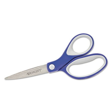 Westcott Kleenearth Shear - Westcott Straight KleenEarth Soft Handle Scissors, 7