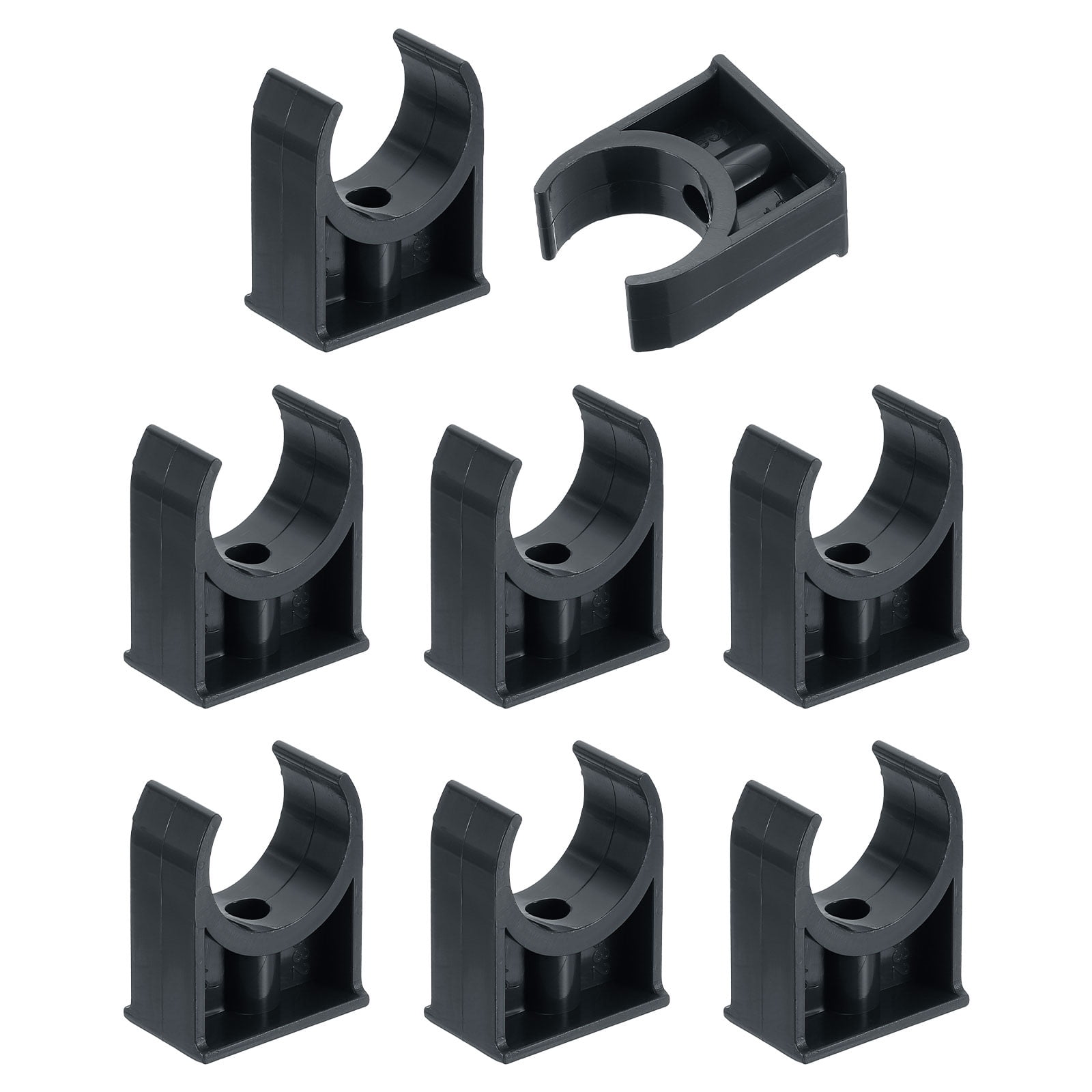 Uxcell 10Pack Split Ring Hanger Pipe Strap Pipe Clamps Bracket Support Fit  2