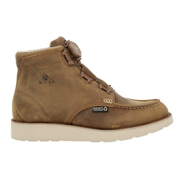 Rocky Mens Monocrepe Wedge 6 Inch Oil Resistant Composite Toe