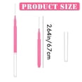 thumbnail image 2 of 150 Pieces Mini Eyebrow Brush with Cap Brow Lamination Brush Eyebrow Spoolie Brush Comb Eyebrow Lash, 2 of 5
