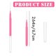 thumbnail image 2 of 150 Pieces Mini Eyebrow Brush with Cap Brow Lamination Brush Eyebrow Spoolie Brush Comb Eyebrow Lash, 2 of 5