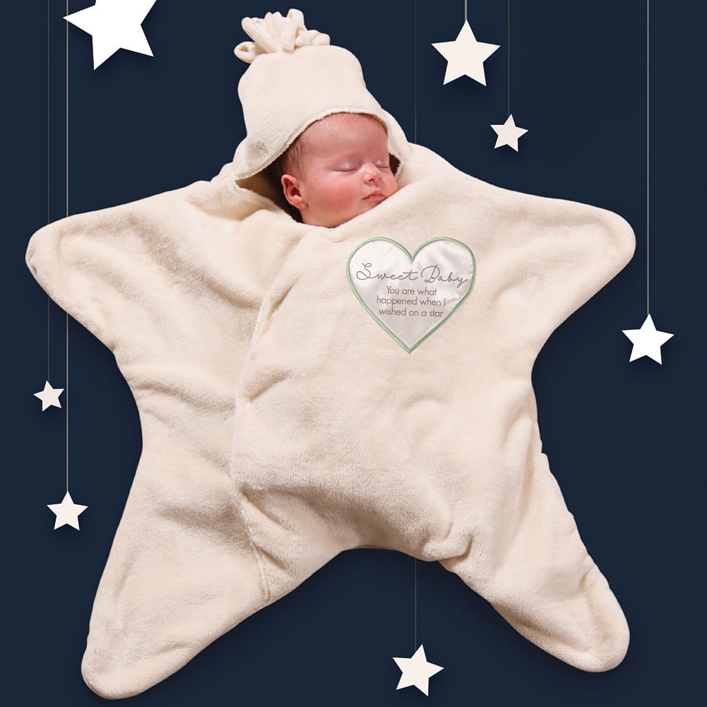Sweet Baby Snuggle Star Swaddle Blanket - Wrap A Newborn ...