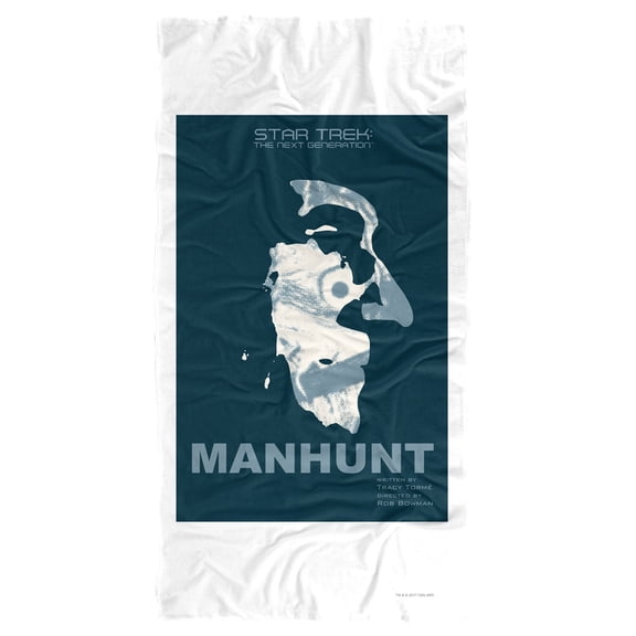 Star Trek Beach Towel, 30"x60" TNG Season 2 Episode 19 Beach Towel