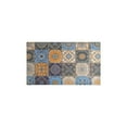thumbnail image 2 of Boho Retro Brown Diamond Pattern Kitchen Rugs and Mats Sets Of 2,Kitchen Decoration Rugs,Rubber Backing Non-Slip Floor Mat for Sink Washable Waterproof Laundry Room Runner Rugs, 2 of 7