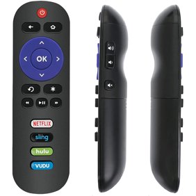 TCL Roku 4 TV RC280 Replacement Remote Control with Netflix Vudu Hulu Sling  fit for 48FS4610R 49S325 49FP110 49S303 49S305 49S515 49S403 49S405 49S425 50S423 50S525 50UP130 50S425 50FS3750 50FS3800
