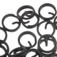 thumbnail image 4 of 50pcs Q Anillos forma forma forma Pesca Terminal Aparejos 6mm Matt Black kusrkot Anillos divididos con cebo, 4 of 7