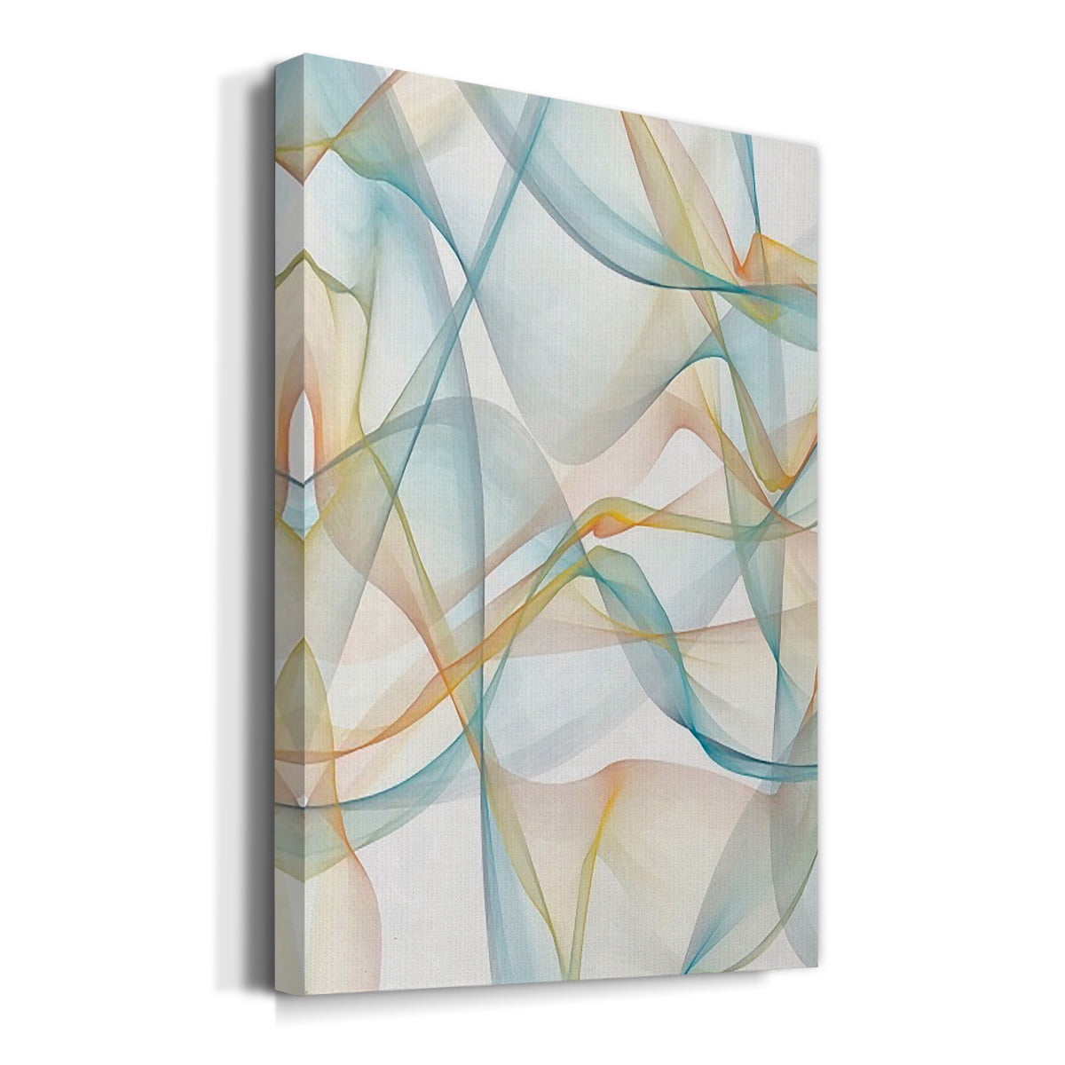 Curves and Waves IV Premium Gallery Wrapped Canvas - Ready to Hang