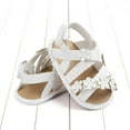 thumbnail image 5 of WUANDIXFA Girls' Sandals Baby Boys Girls Summer Sandals Closed-Toe Soft Rubber Sole Outdoor Shoes for Toddler First Walkers White,6, 5 of 8