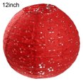 thumbnail image 2 of Ludlz Artifacts White Chinese Japanese Paper Lanterns Chinese Plum Blossom Hollow Hanging Paper Lantern Wedding Festival Decoration, 2 of 7