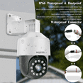 Walmart Outdoor Home Security Cameras OOSSXX PoE Dome Outdoor Home Security Camera System,PTZ Wired Outdoor
