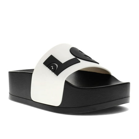

Levi s Womens Split Logo Platform Slide Slip-on Sandal Shoe