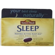 Nature Made Sleep Melatonin 3mg with L-theanine 200 mg Softgels, 30 Count