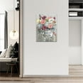 thumbnail image 3 of Farmhouse Floral Wall Art Country Flower Hummingbird Pictures Wall Decor Rustic Simply Blessed Canvas Paintings Modern Artwork Home Decorations for Bathroom Bedroom Living Room Office Framed 12"x16", 3 of 6