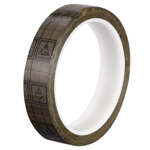 Unique Bargains Adhesive Grid ESD Tape 0.79 Inch Wide x 118 FT Long Conductive Grid Tape Brown