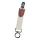 thumbnail image 1 of Clip elástico para sombrero de mujer, clip de cuero sintético para sombrero de viaje. Blanco, 1 of 9
