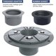 thumbnail image 3 of 2-inch Pvc Sub Drain, Shower Drain Base, No Hub Shower Drain Base With Rubber Gasket For 2 Inch Linear & Square Drain Installation-sfygv, 3 of 5