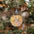 thumbnail image 5 of Uutvmp Christmas Tree Decorations, Transparent Glitter Light Christmas Ornaments, Balls Hanging Decor for Xmas Holiday Party, 5 of 6