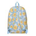 thumbnail image 3 of Polished Sunflower Design Backpack with Padded Computer Pocket, Reliable School and Work Companion, Comfortable Carry, Appreciated Gift, 3 of 5