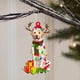 thumbnail image 5 of Bola de Navidad Xihbxyly En Gorro de Navidad Adorno para Árbol de Navidad Gnomo de Madera Perro Colgante, 5 of 7