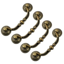 Worgeous  4 Pcs Home Decoration European Style Knobs Gold Drawer Pulls Cabinet Handles