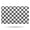 Gray and White Checkered Pattern, variant on Yellow and White Checkered Pattern Non Slip Microfiber Bathroom Rugs, Soft Rubber Backing Bath Mats for Bathroom Floor Tub and Shower,17"x30"