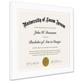 thumbnail image 4 of Americanflat 8.5x11 Diploma Frame in White with Shatter Resistant Glass - Horizontal and Vertical Formats for Wall and Tabletop, 4 of 6