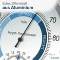thumbnail image 5 of Indoor Analog Hygrometer Thermometer - High Quality Stainless Steel Humidity Meter and Room Thermometer, 5 of 5