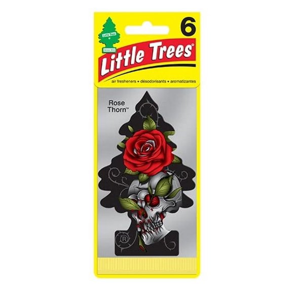 Ambientador LITTLE TREES Rose Thorn - Pack de 6