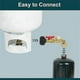 thumbnail image 1 of Propane Refill Adapter With Valve And Gauge, Fill 1 Lb Bottles From 20 Lb Tank, 90-degree Elbow Des, 1 of 4