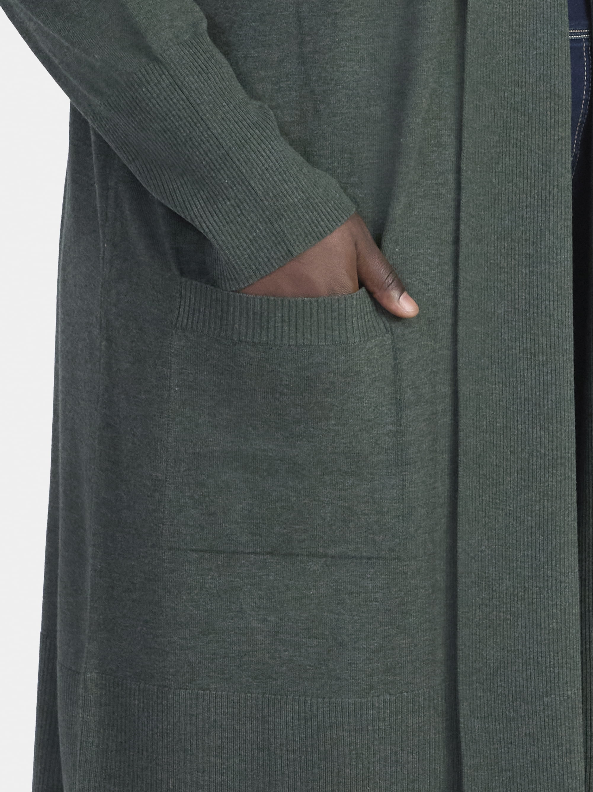 Terra & Sky Women's Plus Duster Cardigan, Sizes 0X-5X