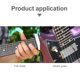 thumbnail image 3 of GAXIRE Clip De Afinador Para Guitarra Acústica Con Capo De Metal Negro Resistente, 3 of 8