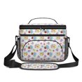 thumbnail image 2 of Lunch Box Pioneer Flower Floral Print Pattern Insulated Lunch Bag for Women Men,Medium Leakproof Lunchbox Cooler Bag Adjustable Strap,10 X 6.7 X 8 Inches, 2 of 6