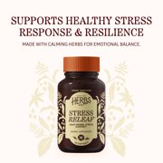 Herbs, Etc. Stress ReLeaf Softgels, Soothing Relaxation Support, 60 Count (60 Servings)