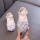 thumbnail image 2 of Niñas de Cuero Patente Mary Jane Zapatos de Verano Casual Strass Perla Rendimiento Zapatos de Baile para Niñas Lentejuelas Sandalias Princesa, 2 of 8
