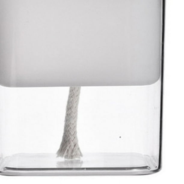 Contenedor de flores, macetero de absorción de agua, soporte para plantas de interior, maceta semitransparente impulsada por el rendimiento Jadeshay A
