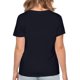 thumbnail image 3 of Camiseta con estampado de corazón, informal, de cuello redondo y manga corta, para mujer, 100 % algodón, para deporte y tiempo libre., 3 of 5