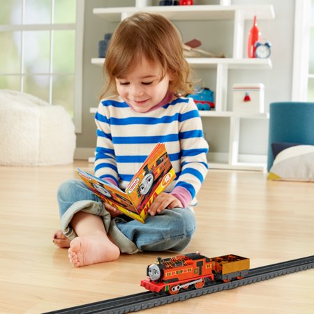 【Fisher-Price 】 きかんしゃトーマス トラックマスター 75周年 セレブレーション ニア＆ストーリーブック Thomas ＆ Friends Trackmaster  Nia メタリック