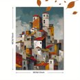 thumbnail image 3 of Qisvanset 12x16 Inch Vibrant Wildflower Landscape Oil Painting Canvas Print Wall Art, 3 of 5