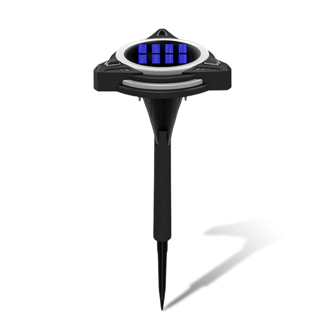Toystoory Luces de jardín, lámpara de patio impermeable, foco de estaca recargable de noche, reflector para exteriores, decoración del porche delantero Iluminación y accesorios Toystoory HA011179-00