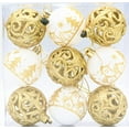 thumbnail image 2 of LINLIN Christmas Ball Pendant,  9pcs 6cm Christmas Baubles Box Set Christmas Balls Ornaments for Xmas Christmas Tree Hanging Ball, 2 of 6