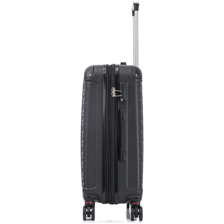 Bronco Polo Luggage Maletas Bag suitecase 3 pcs Black Capri
