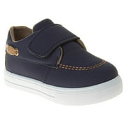 French Toast Boys' School Shoes Boat Style Casual Sneakers Back to School .(Toddler/Little Kids)Navy, Size: 9