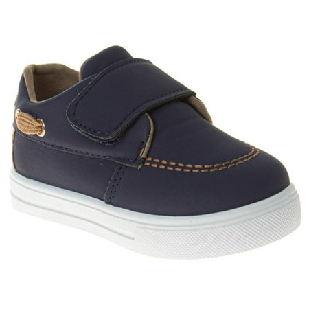 French Toast Boys' School Shoes Boat Style Casual Sneakers Back to School .(Toddler/Little Kids)Navy, Size: 9