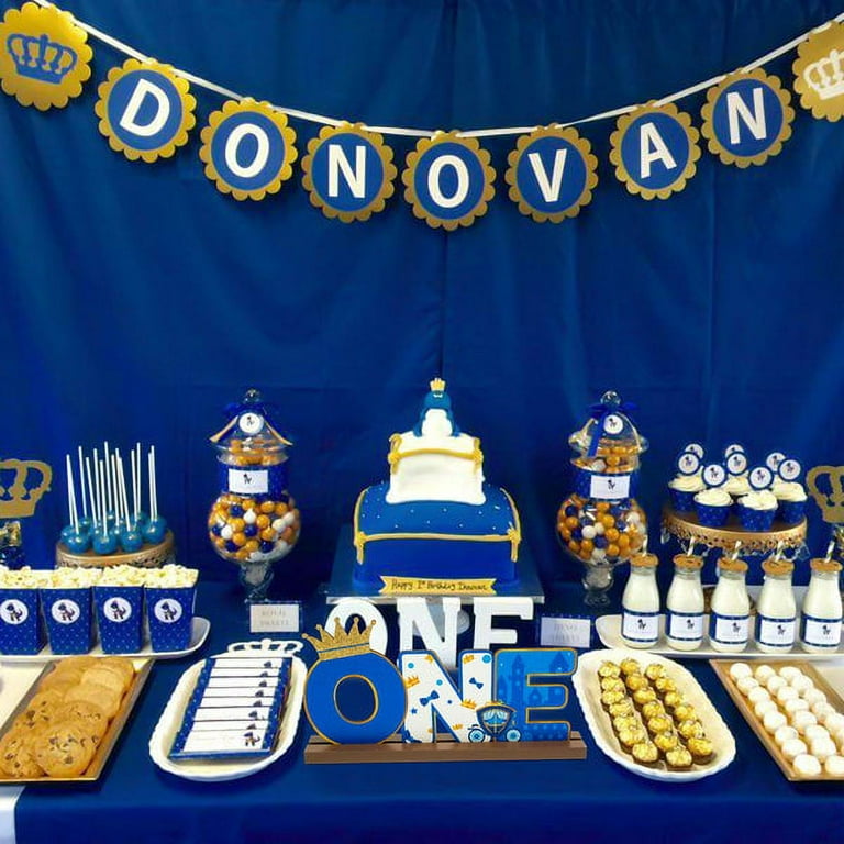 Royal prince deals 1st birthday decorations